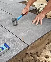 Landscaping and building